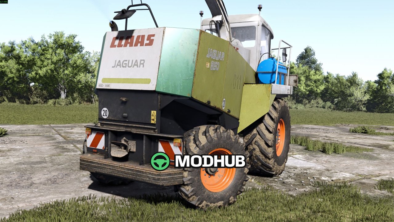 Комбайн Claas Jaguar 800 V1.0 для FS25