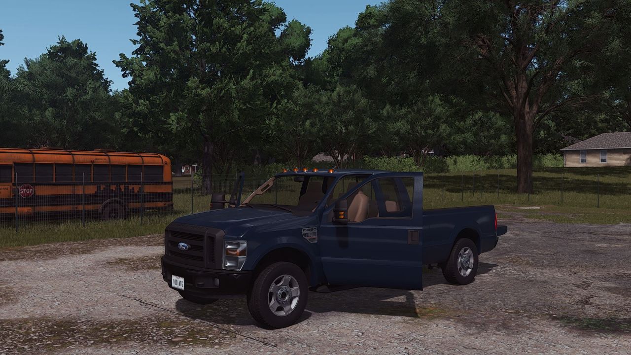 Автомобіль Ford F-350 2008 для Farming Simulator 25