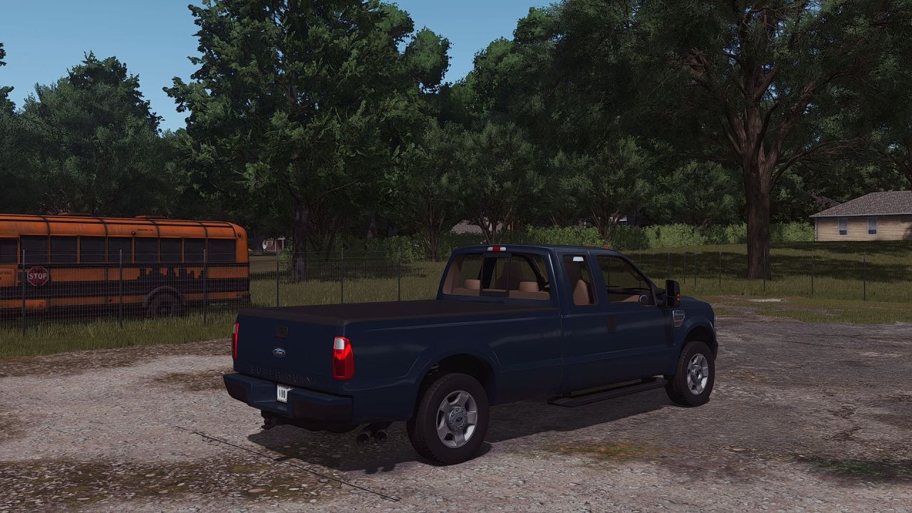 Автомобіль Ford F-350 2008 для Farming Simulator 25