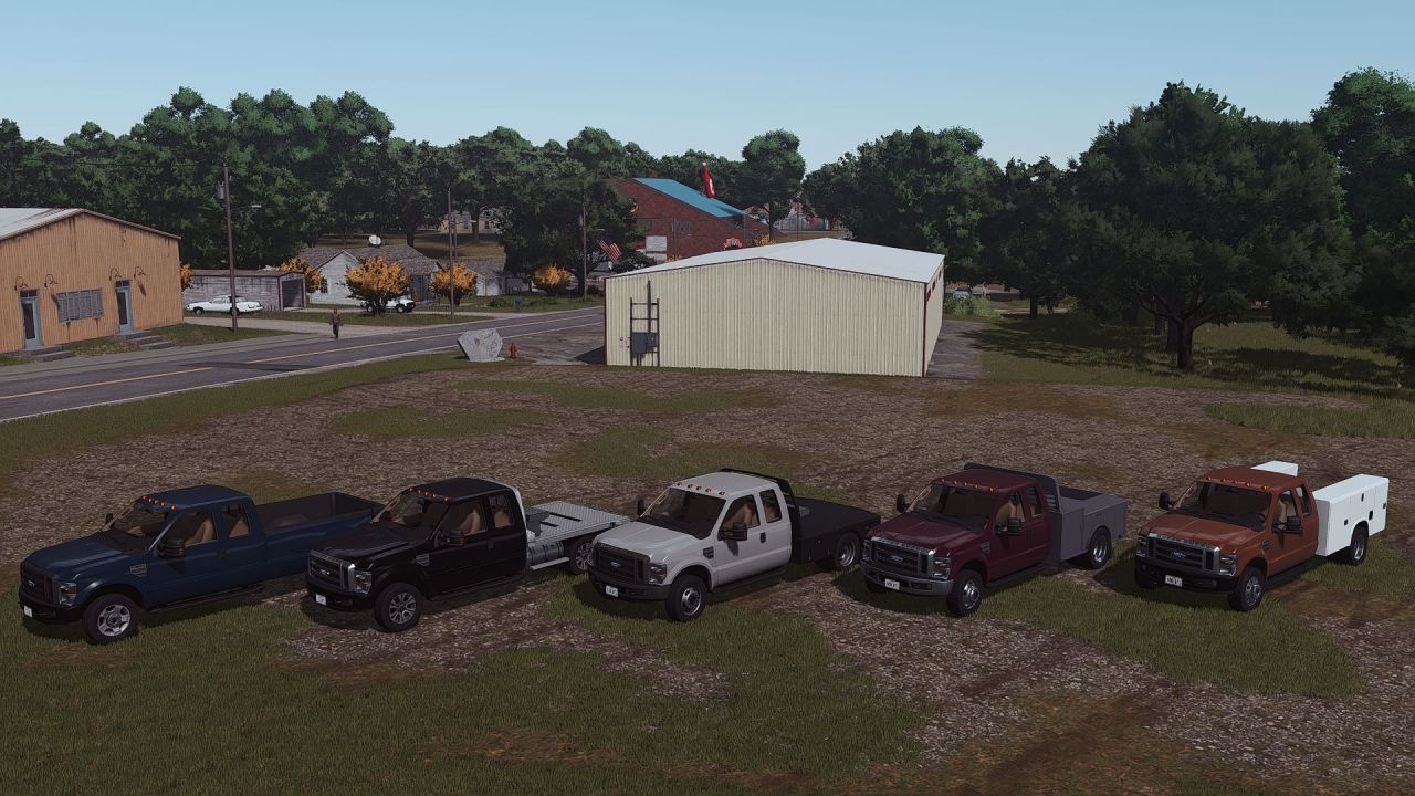 Автомобіль Ford F-350 2008 для Farming Simulator 25