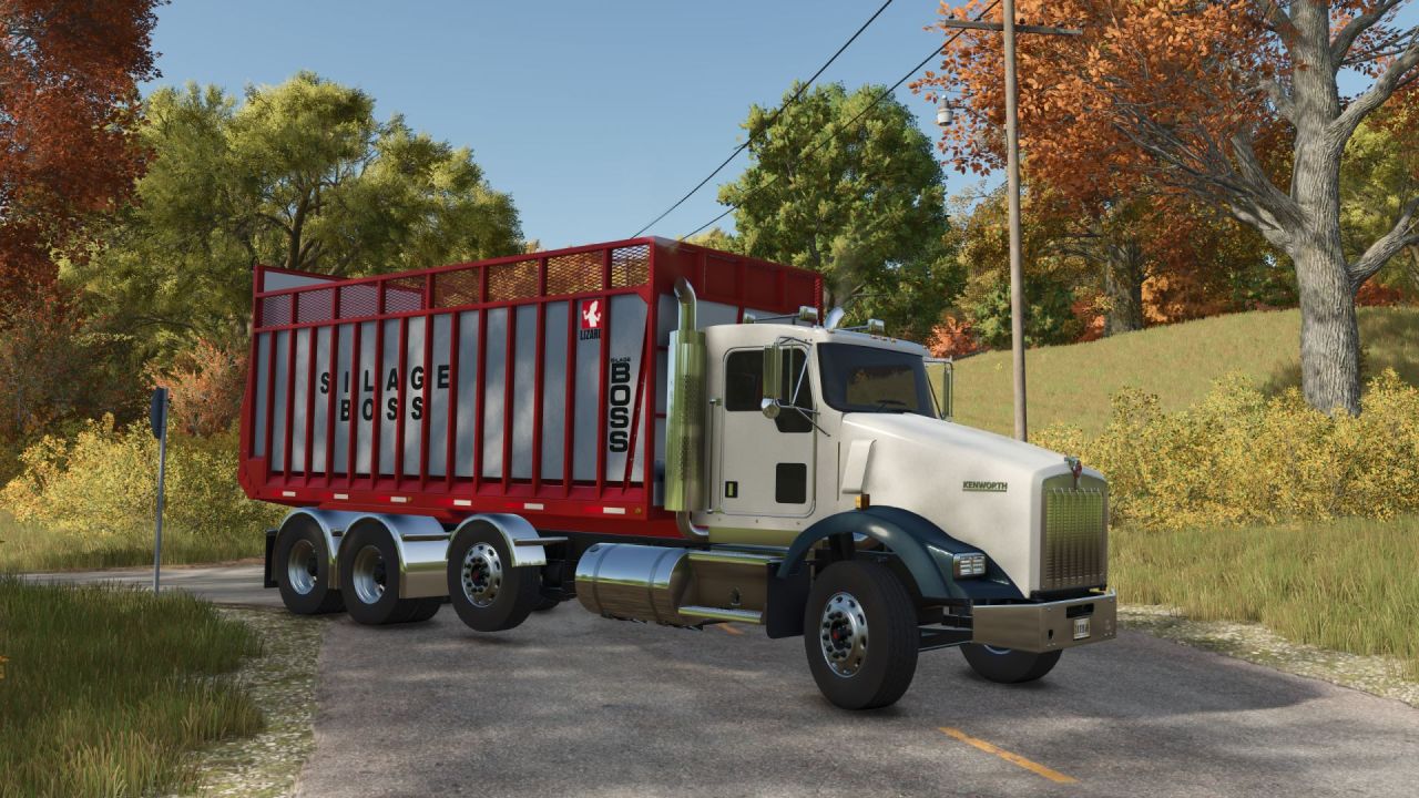 Тягач Kenworth T800 AR для Farming Simulator 25