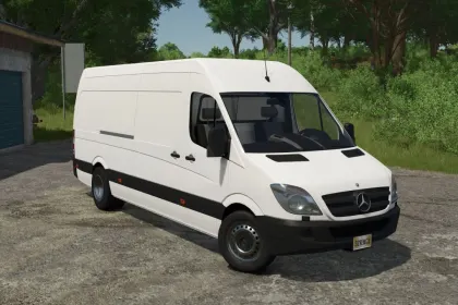 Автомобіль Mercedes-Benz Sprinter Van для Farming Simulator 25