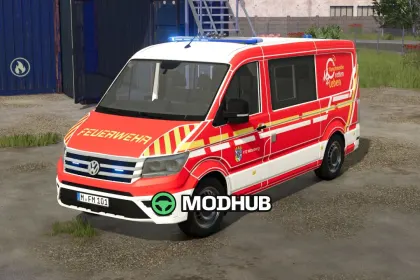 Автомобіль Volkswagen Crafter MZF V1.0 для FS25 — 2