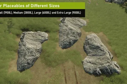 Руйнівні Вапнякові Скелі Limestone Rocks — Декор і Видобуток Вапняку у FS25 — 2