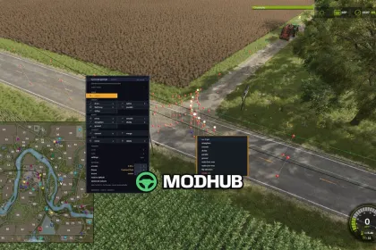 Редактор верхнього огляду AutoDrive V1.0.1 для FS25