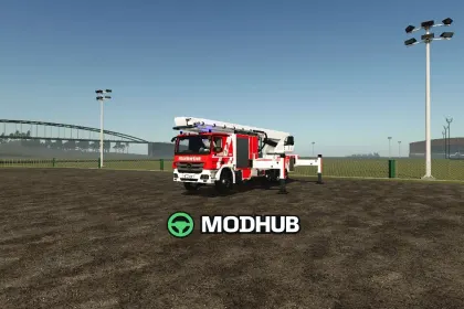 Пожежний причіп-автомобіль BF Mittelberg Articulated Fire Truck V1.0 для FS25 — 4
