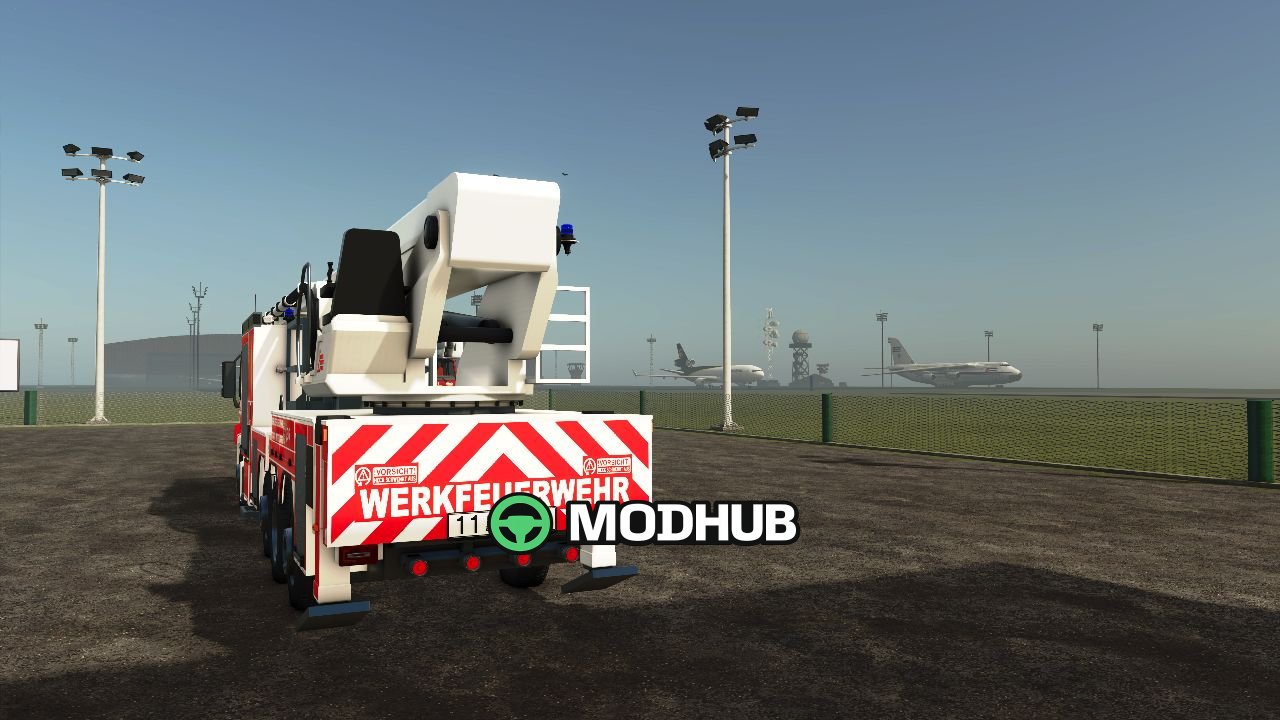 Пожежний причіп-автомобіль BF Mittelberg Articulated Fire Truck V1.0 для FS25