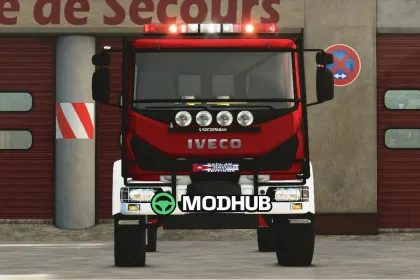 Вантажівка Iveco Eurocargo 150-320 GBA V1.0 для FS25