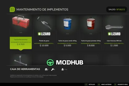 Мод Implement Maintenance V1.1 для FS25 — 3