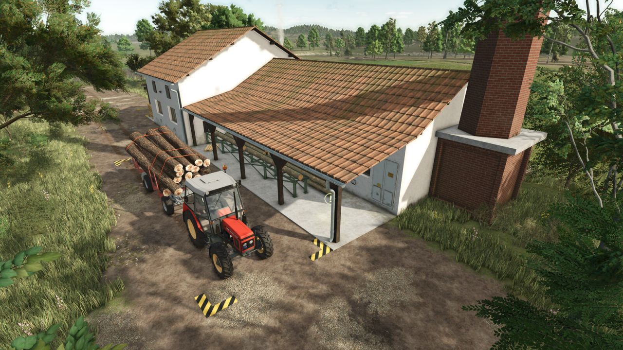 Ефективна Лісопилка Sawmill для Farming Simulator 25 — Максимум Дошок з Деревини - Скріншоти