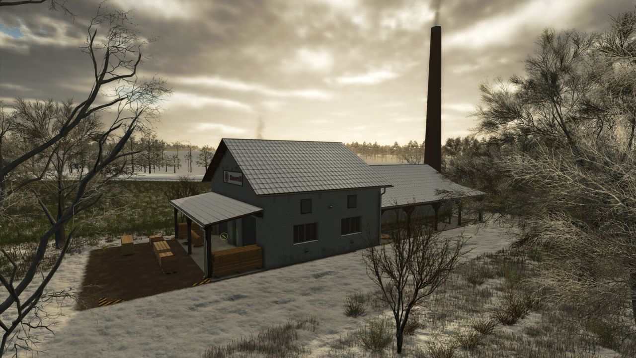 Ефективна Лісопилка Sawmill для Farming Simulator 25 — Максимум Дошок з Деревини - Скріншоти