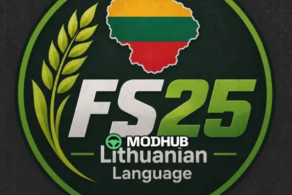 Мовний мод Lithuanian Language V1.0.0.1 для FS25