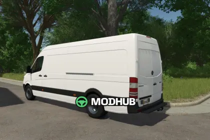 Автомобіль Mercedes-Benz Sprinter Van V1.0 для FS25 — 2