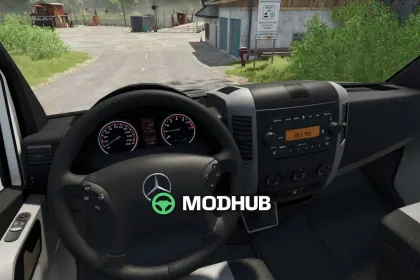 Автомобіль Mercedes-Benz Sprinter Van V1.0 для FS25 — 4