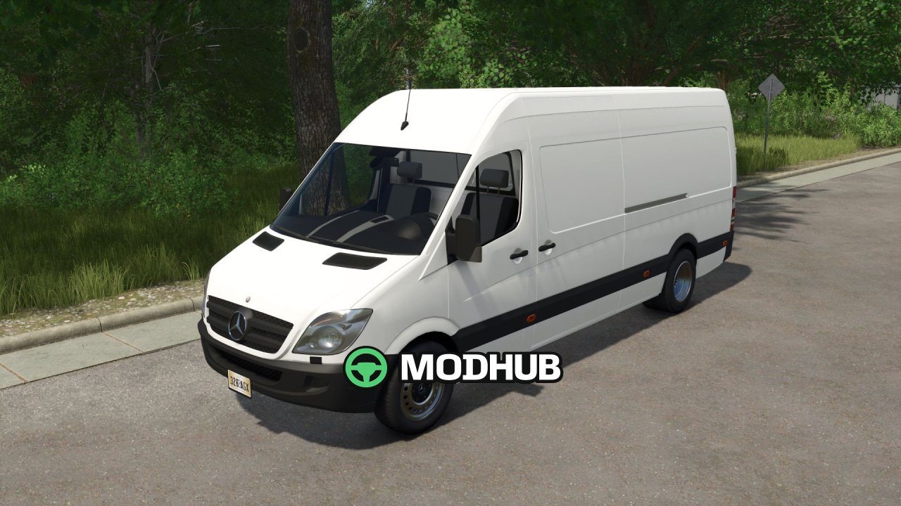 Автомобіль Mercedes-Benz Sprinter Van V1.0 для FS25