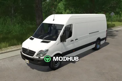 Автомобіль Mercedes-Benz Sprinter Van V1.0 для FS25 — 5