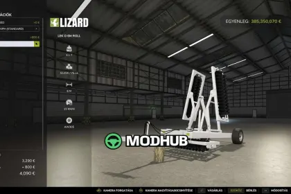 Розкидач/коток Lizard Lek o 6M Roll v1.0 для FS25 — 2