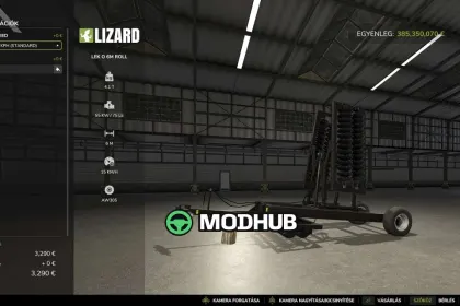 Розкидач/коток Lizard Lek o 6M Roll v1.0 для FS25 — 3