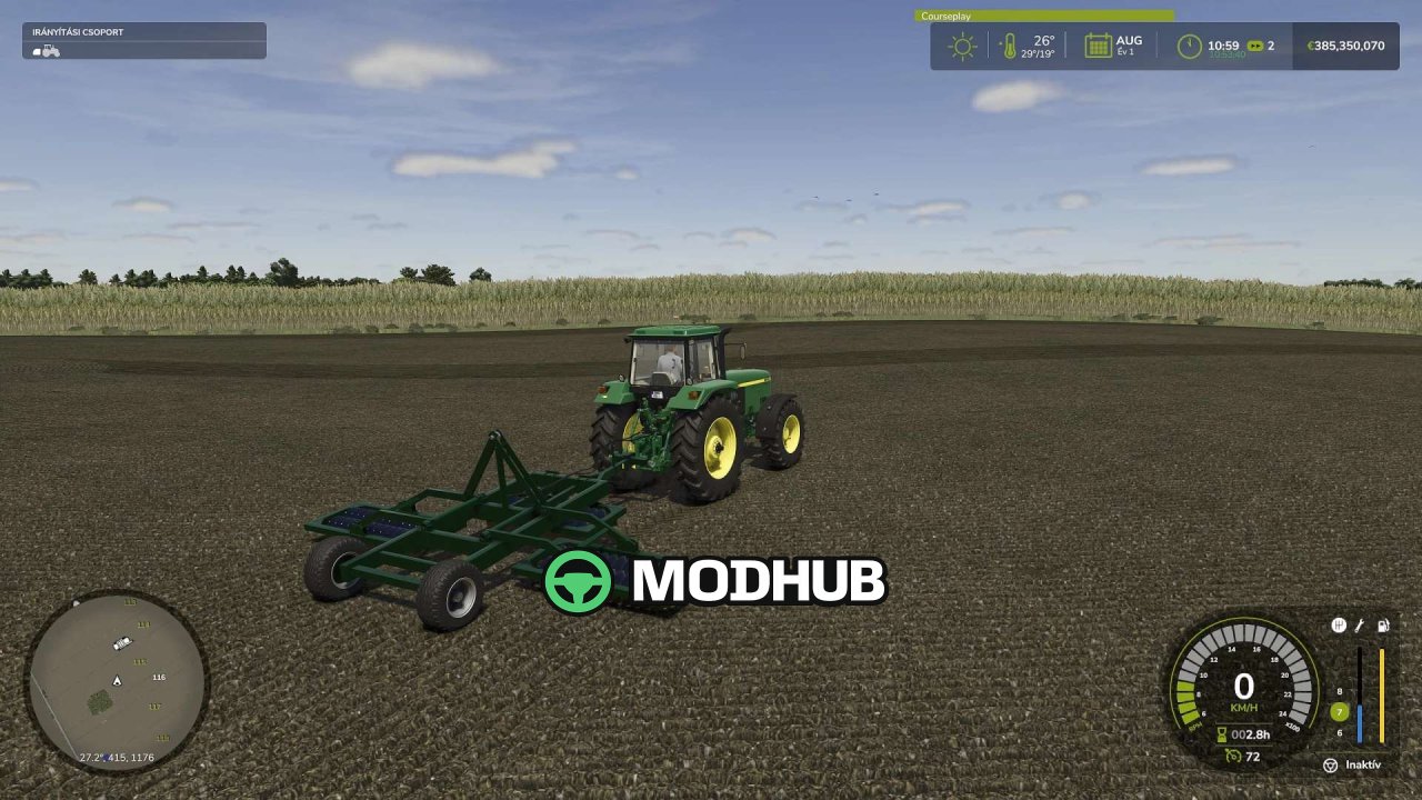 Розкидач/коток Lizard Lek o 6M Roll v1.0 для FS25