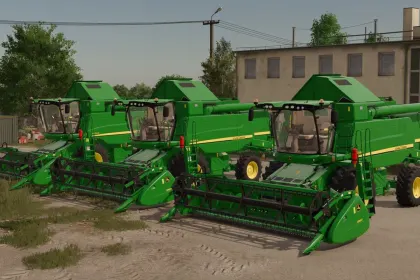 Комбайн John Deere W Series для Farming Simulator 25