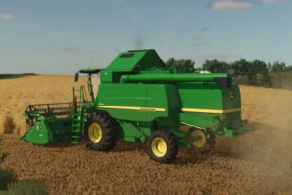 Комбайн John Deere W Series для Farming Simulator 25 — 2