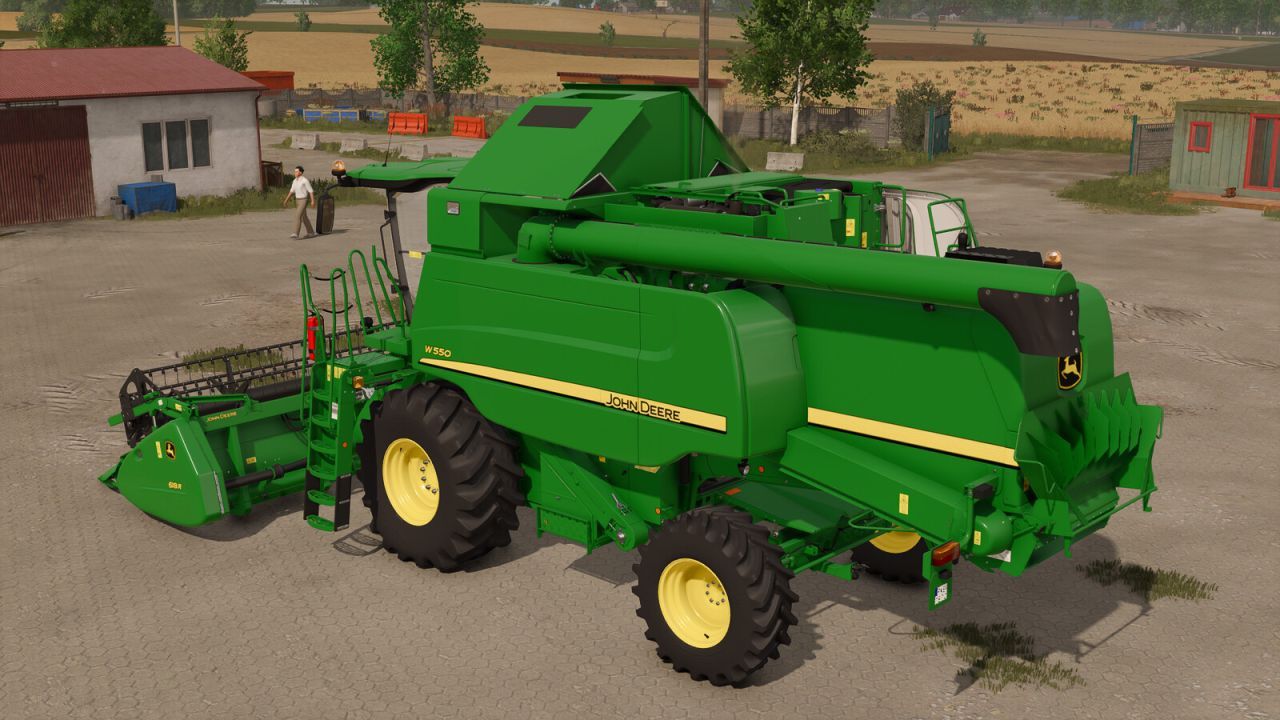 Комбайн John Deere W Series для Farming Simulator 25