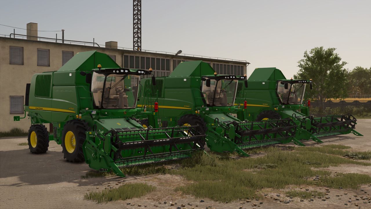 Комбайн John Deere W Series для Farming Simulator 25