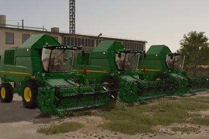 Комбайн John Deere W Series для Farming Simulator 25 — 4