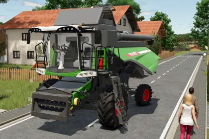 Комбайн Fendt 5275 CSL для Farming Simulator 25