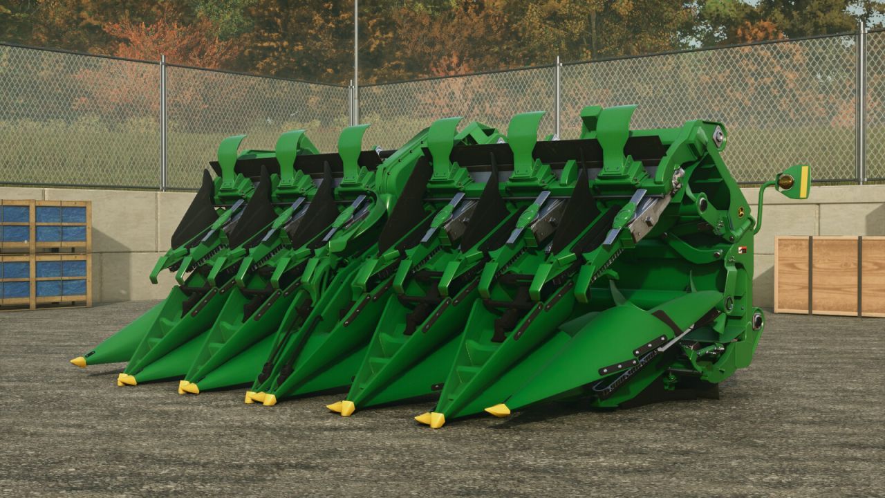 Кукурудзяні жатки John Deere 612FC/712FC для Farming Simulator 25