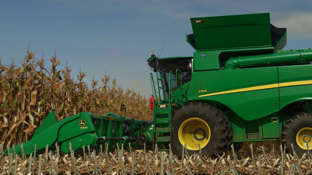 Кукурудзяні жатки John Deere 612FC/712FC для Farming Simulator 25