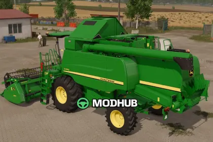 Комбайн John Deere W Series V1.0 для FS25