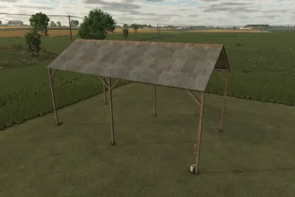Neuer Holzschuppen für Maschinen in Farming Simulator 25 — 1