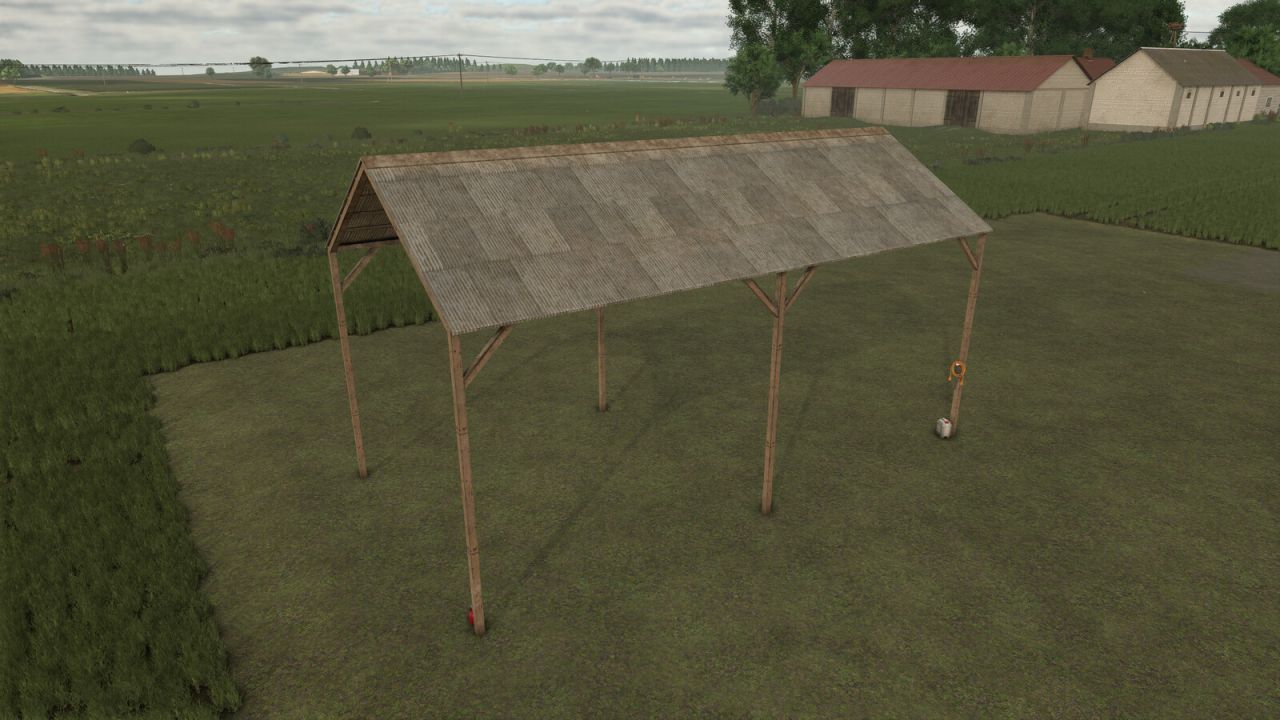 Neuer Holzschuppen für Maschinen in Farming Simulator 25