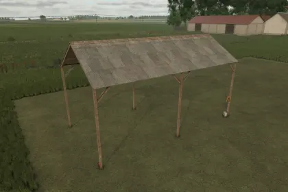 Neuer Holzschuppen für Maschinen in Farming Simulator 25 — 2