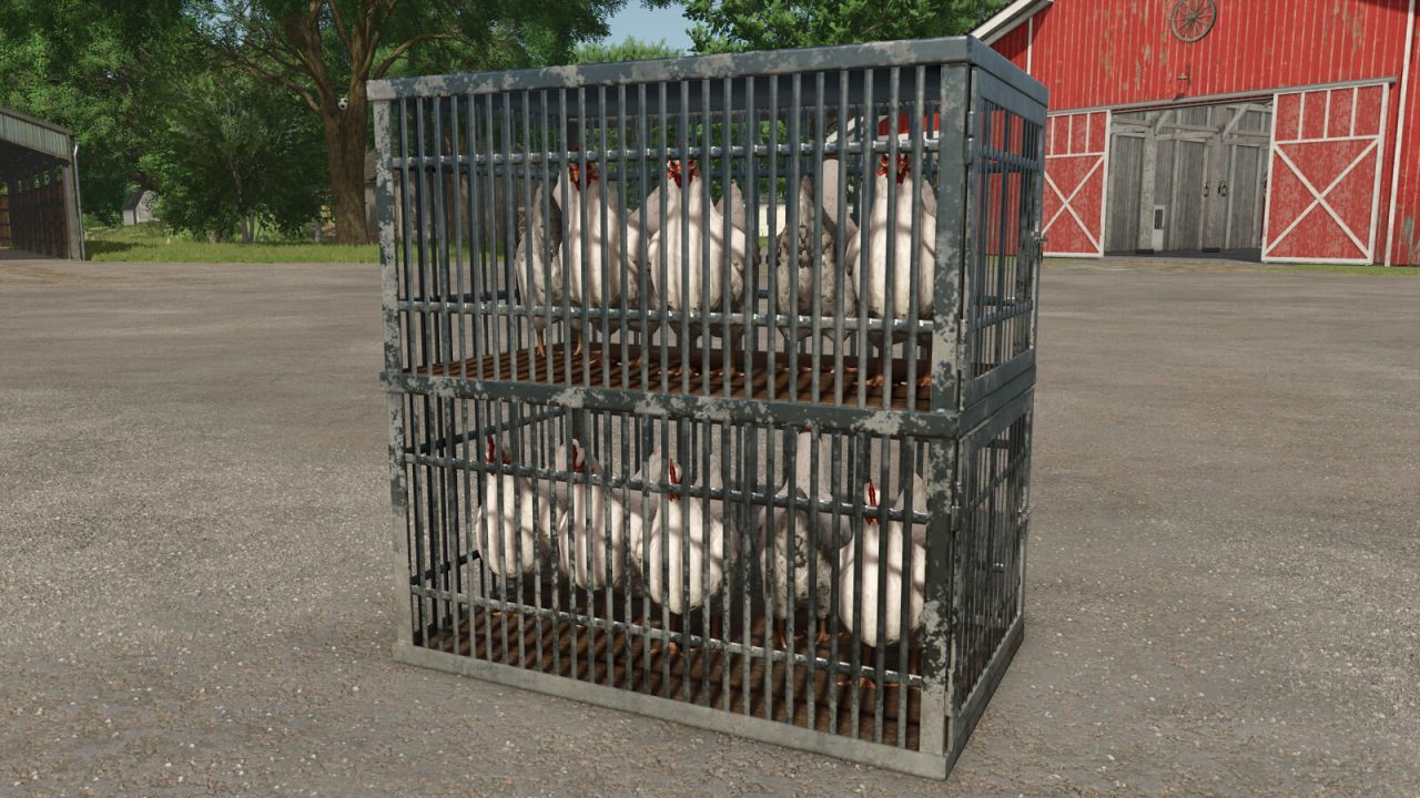 Клітка для транспортування курей для Farming Simulator 25