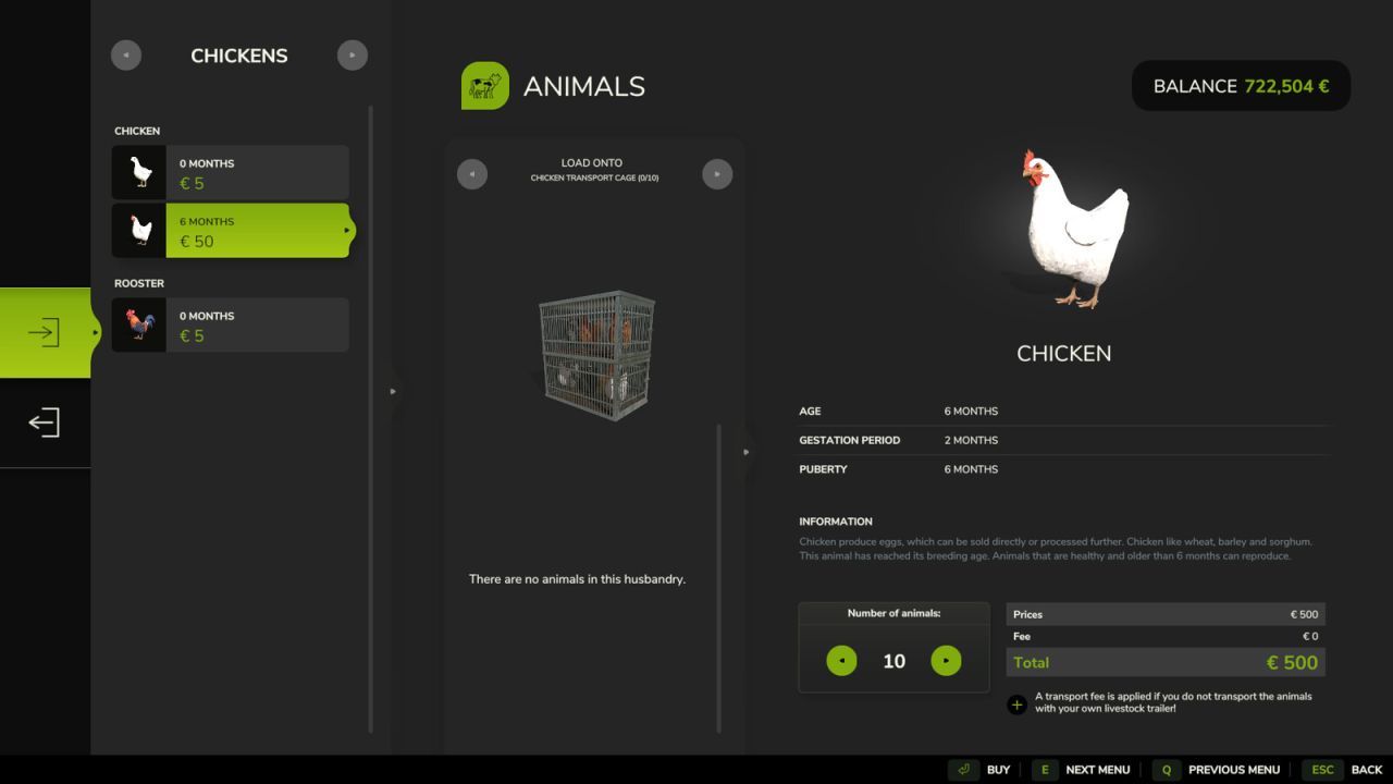 Клітка для транспортування курей для Farming Simulator 25