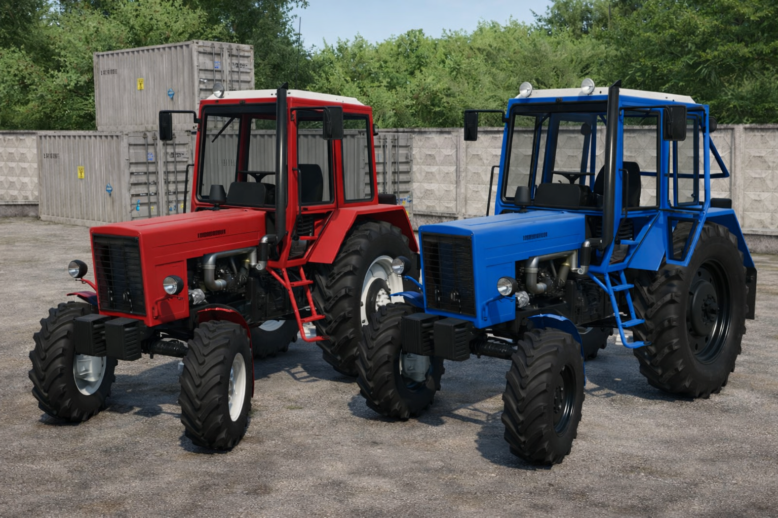 Mod na traktory MTZ 82UK MB dla Farming Simulator 25