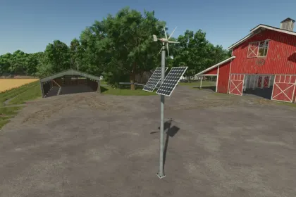 Efficient Small Wind Generator With Lamp — Wind Generator with Lamp for Farm Profit and Decor — 1