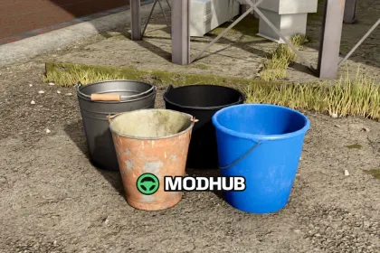 Ковші Buckets Pack V1.2 для FS25 — 3