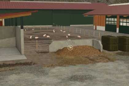 Efektywny Small Manure Heap Pack — Kompaktowe Gnojowe Kupy dla FS25 — 2