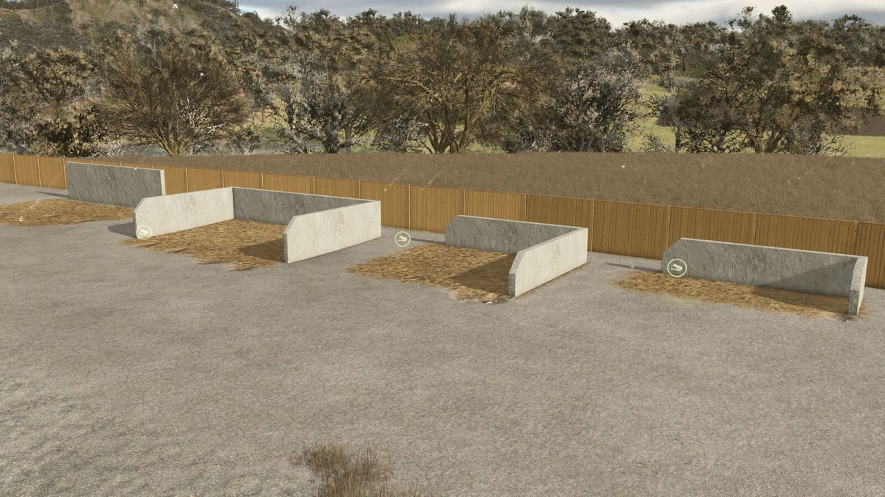 Efektywny Small Manure Heap Pack — Kompaktowe Gnojowe Kupy dla FS25 - Zrzuty ekranu