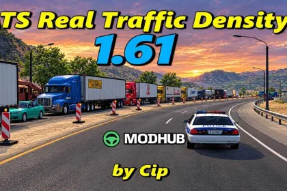 Мод Real Traffic Density ATS v1.61 для ATS