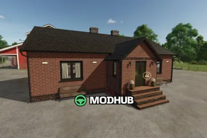 Будинок з цегли New Brick House V1.0 для FS25