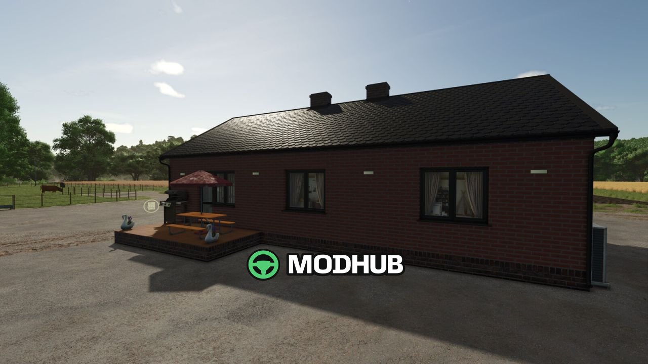 Будинок з цегли New Brick House V1.0 для FS25
