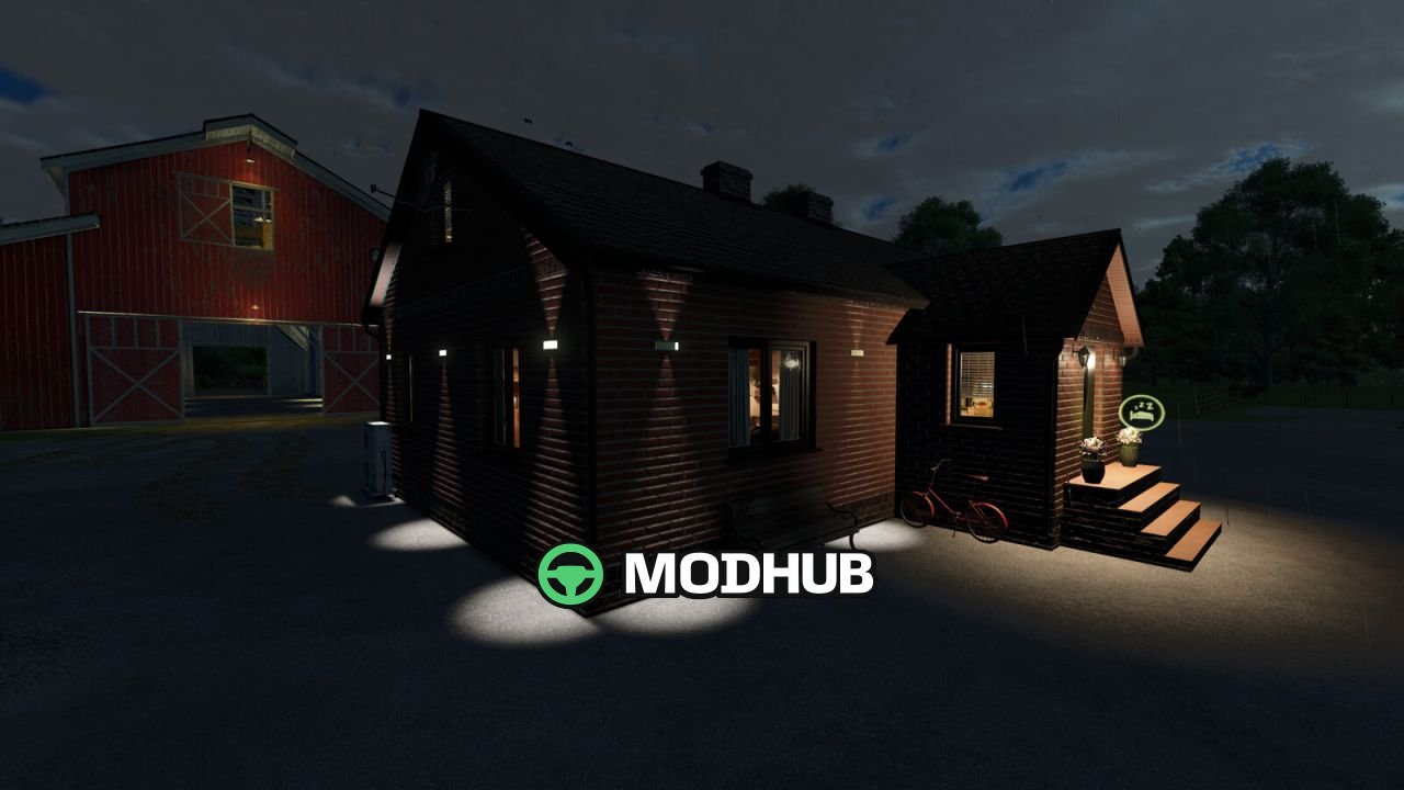 Будинок з цегли New Brick House V1.0 для FS25