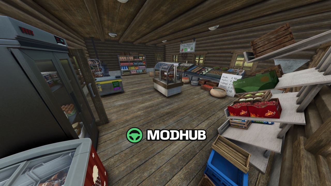 Магазин Alpine Farm Shop V1.0 для FS25