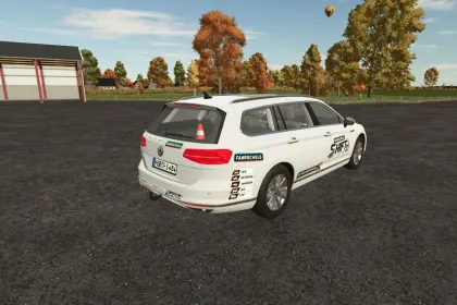 Texture Volkswagen Passat B8 2015 Driving School Shift for Farming Simulator 25 — 2