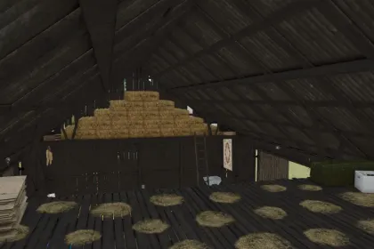 Атмосферний Польський Амбар Polish Old Barn для Зберігання Техніки та Урожаю в FS25 — 4