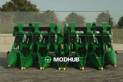Жатка кукурудзяна John Deere 612FC/712FC V1.0 для FS25 — 2